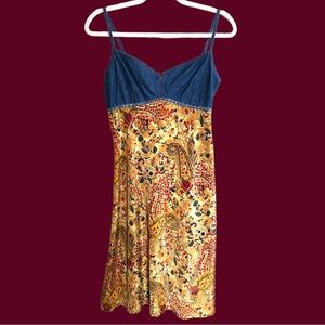 Cute Vintage Midi Floral Dress